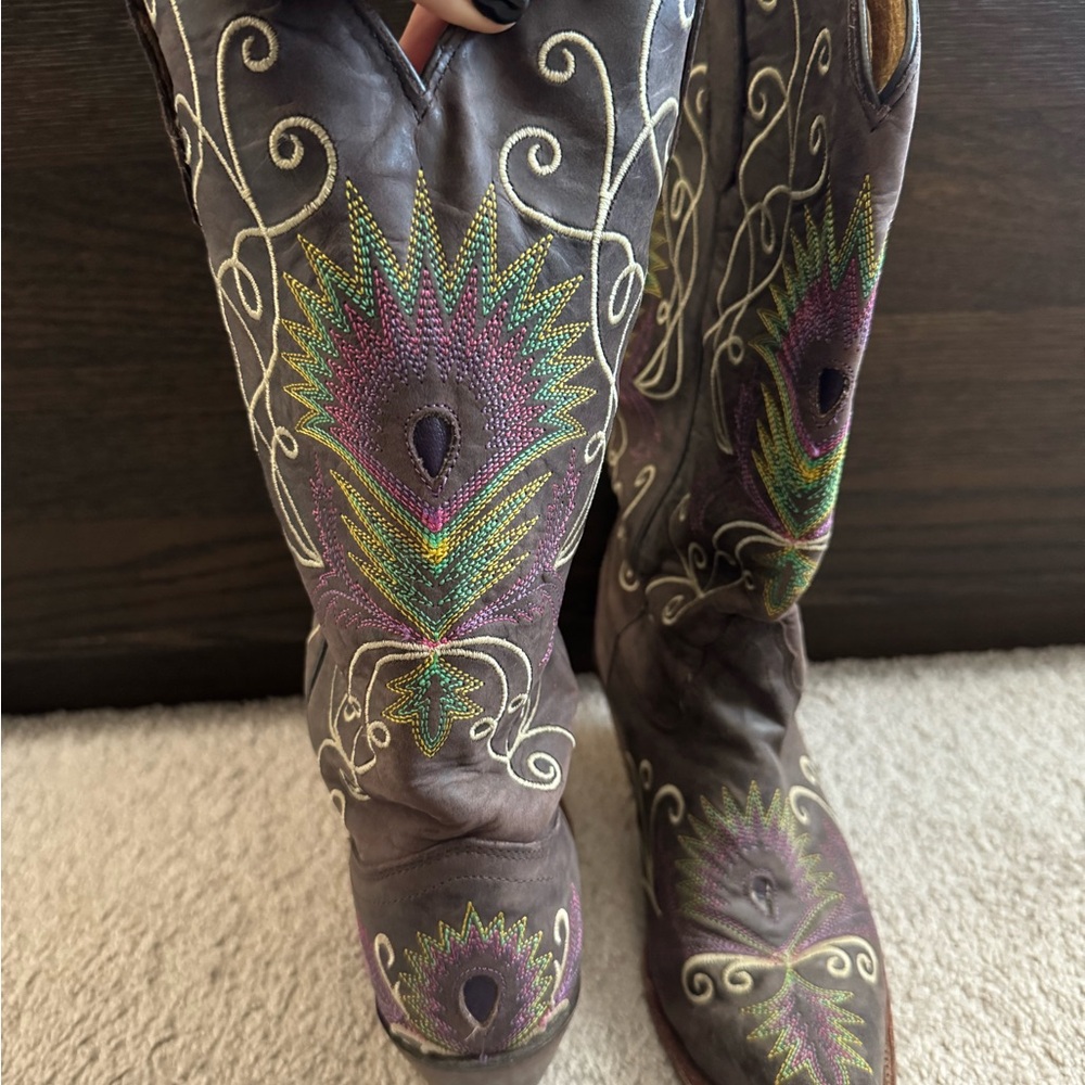 Tony Lama Tan Leather Boots